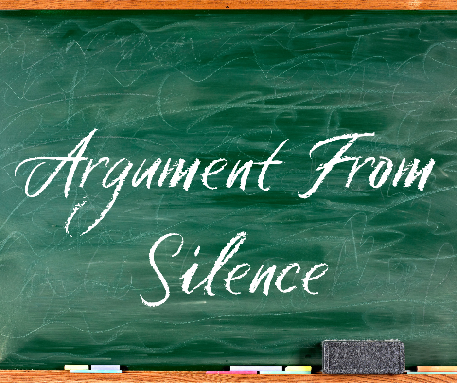 You are currently viewing Logical Fallacy Series — Part 8: Argument From Silence