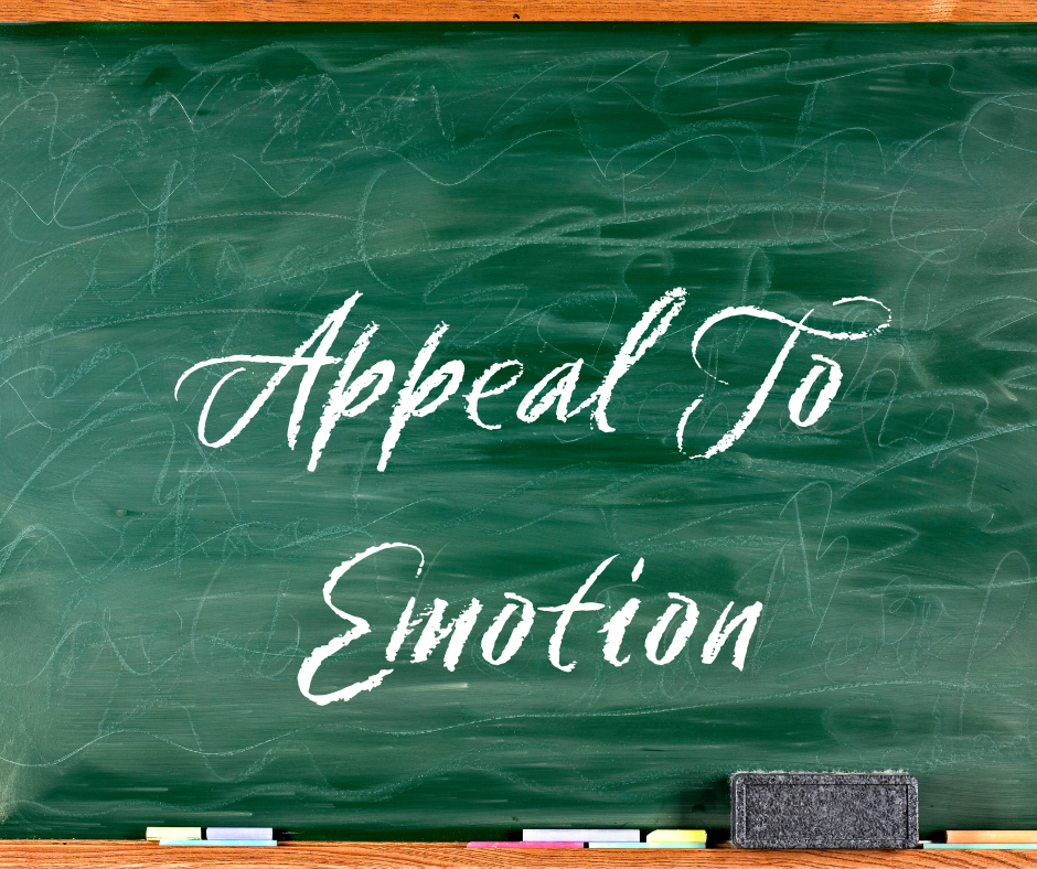 Logical Fallacy Series — Part 19: Appeal To Emotion